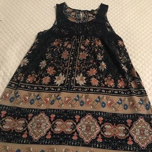 Dress multi color